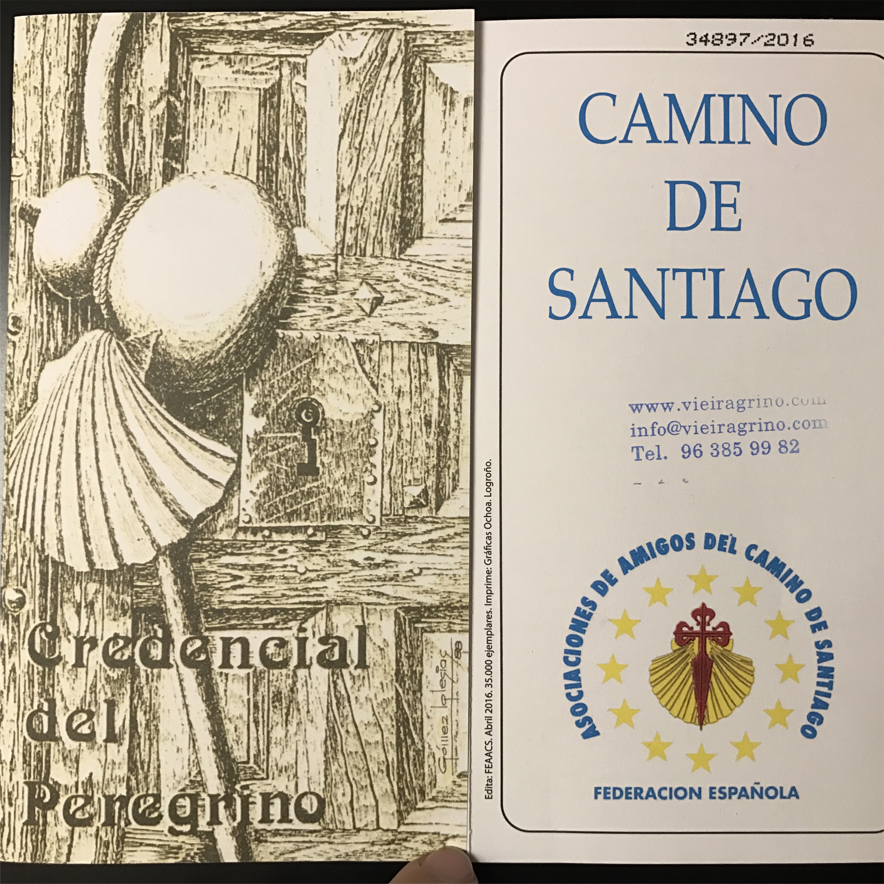 Credencial del Camino de Santiago
